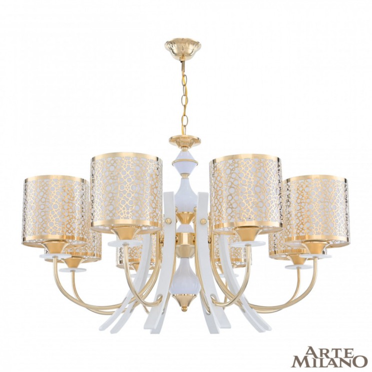 Люстра 306067/8 Wh/Gd Arte Milano (Подвесные)