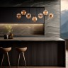 Подвесной светильник со стеклянными плафонами                      TK Lighting  4506 Estera