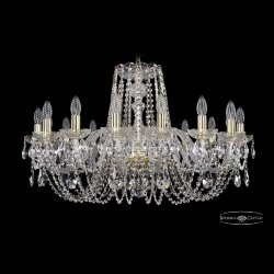 Люстра хрустальная 1402/16/300 G Bohemia Ivele Crystal (Стеклянный рожок)