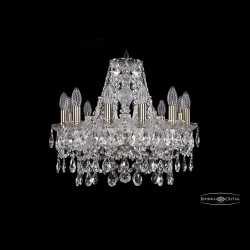 Люстра хрустальная 1411/12/160 Pa Bohemia Ivele Crystal (Стеклянный рожок)
