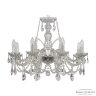 Люстра хрустальная 105/8/240 Ni Bohemia Ivele Crystal (Стеклянный рожок)
