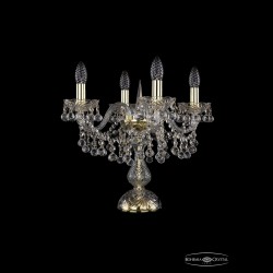 Настольная лампа 1409L/4/141-39 G Bohemia Ivele Crystal (Стеклянный рожок)
