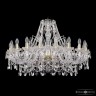 Люстра хрустальная 1411/20/360 G Bohemia Ivele Crystal (Стеклянный рожок)