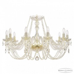 Люстра хрустальная 101/10/300 G Bohemia Ivele Crystal (Стеклянный рожок)