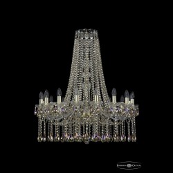 Люстра хрустальная 1413/16/300/h-93 G R801 Bohemia Ivele Crystal (Стеклянный рожок)