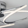 Потолочный светодиодный светильник в стиле минимализм                      Eurosvet  90083/3 хром