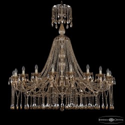 Люстра хрустальная 1413/20/530/XL-158 G M721 Bohemia Ivele Crystal (Стеклянный рожок)