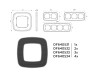 Ambrella Light Рамка 3-постовая Ambrella Volt OMEGA Coint OF640533