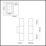 Настенный светильник ODEON LIGHT BAZEL 4281/2WA