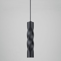 Подвесной светодиодный светильник в стиле лофт                      Eurosvet  50136/1 LED черный