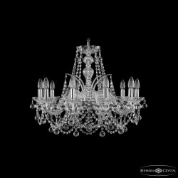 Люстра хрустальная 1411/10/240 Ni Balls Bohemia Ivele Crystal (Стеклянный рожок)