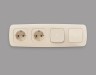 Ambrella Light Лицевая панель для 1-клвыключателей с подсветкой QUANT Ambrella Volt OMEGA OP3220