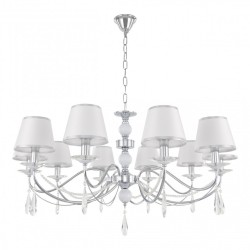 Люстра с абажуром подвесная 342109/10 CR+LWT Arte Milano (Подвесные)