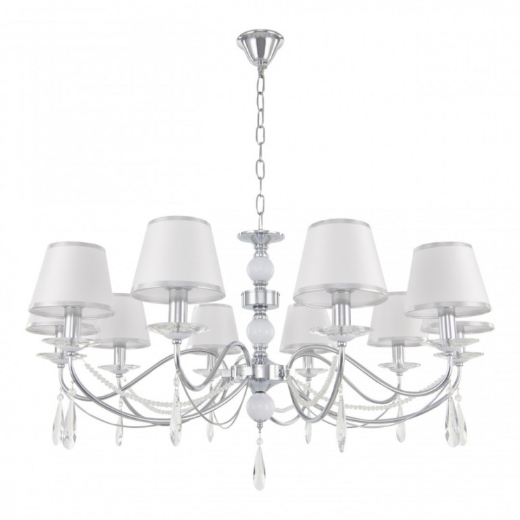 Люстра с абажуром подвесная 342109/10 CR+LWT Arte Milano (Подвесные)