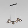 Подвесной светильник со стеклянными плафонами                      TK Lighting  5666 Estera Black