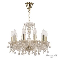 Люстра хрустальная 108/10/141 G Bohemia Ivele Crystal (Стеклянный рожок)