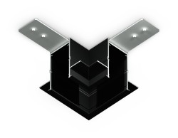Ambrella Light Коннектор угловой для встраиваемого шинопровода Ambrella light Magnetic 220V GL1040