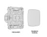 Ambrella Light Комплект механизма 1-клавишного выключателя Ambrella Volt OMEGA MO631010