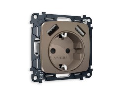 Ambrella Light Комплект механизма электрической розетки Ambrella Volt OMEGA MO639010
