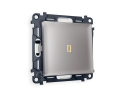 Ambrella Light Комплект механизма 1-клавишного выключателя с подсветкой 3200K Ambrella Volt ALFA MA502010