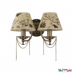 Бра APL223B1053/2B AB Arte Perfetto Luce (С 2 лампочками и более)