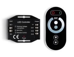 Ambrella Light Контроллер диммер для одноцветных светодиодных лент с сенсорным радио пультом 2.4G GS GS11101