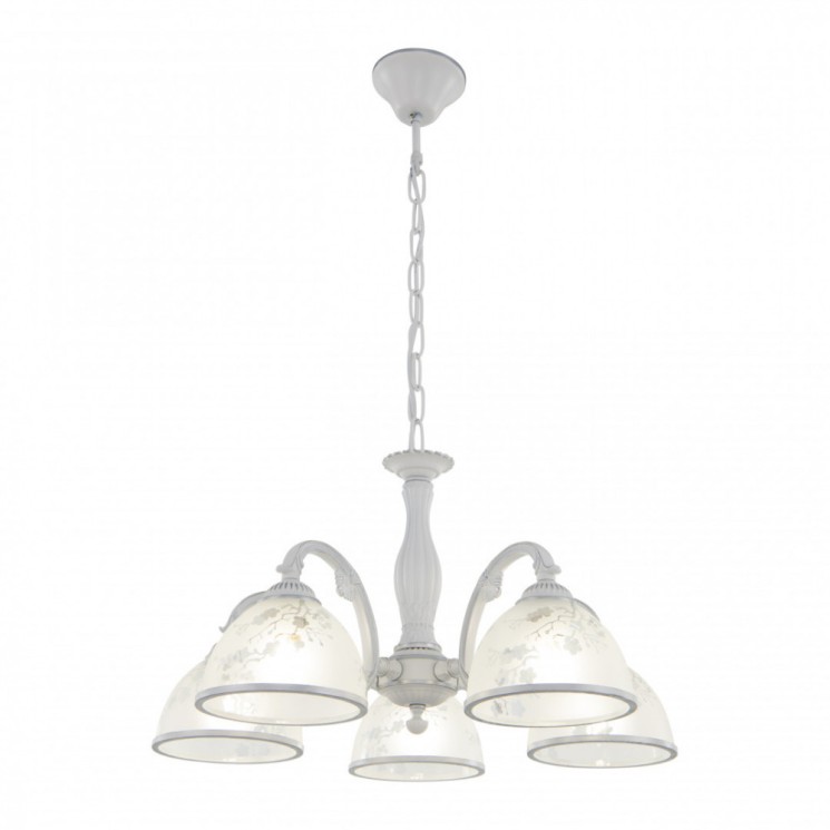 Люстра с плафонами подвесная 349737/5 WT+SL Arte Milano (Подвесные)