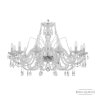 Люстра хрустальная 105/12/360 Ni Bohemia Ivele Crystal (Стеклянный рожок)