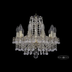 Люстра хрустальная 1410/10/141 G V0300 Bohemia Ivele Crystal (Стеклянный рожок)