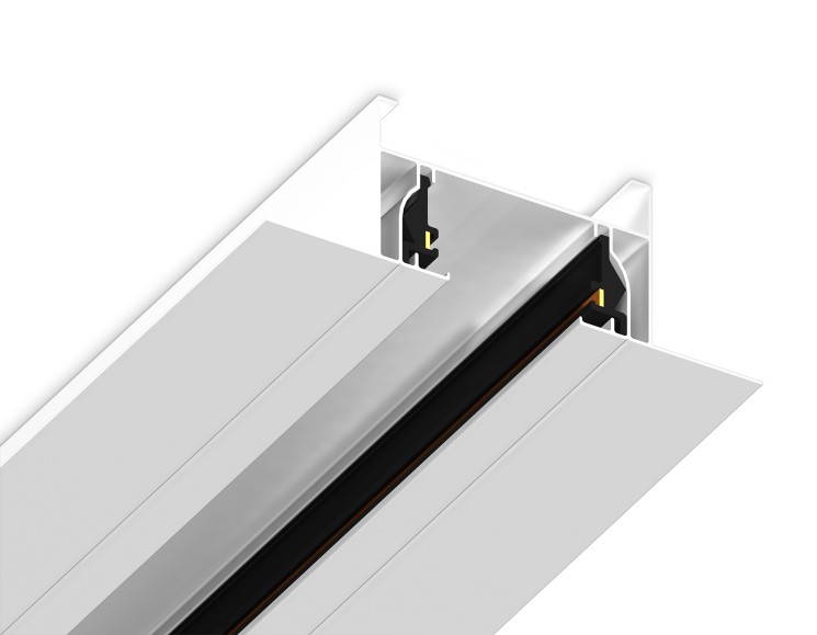 Ambrella Light Шинопровод встраиваемый однофазный Standard 220V 2m (ввод питания, 1 заглушка, крепление в комплекте) Ambrella light GL GL7123