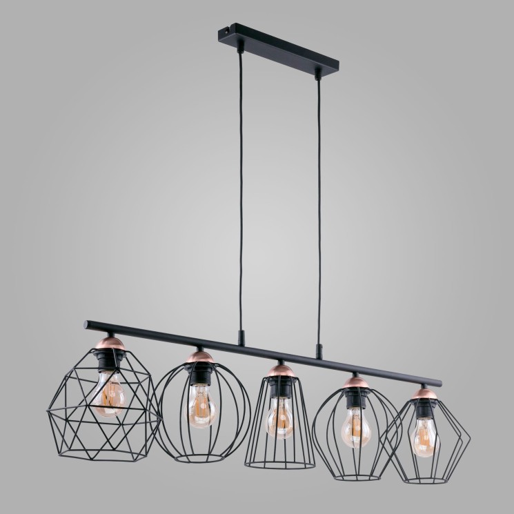 Светильник с металлическими плафонами на подвесе                      TK Lighting  1649 Galaxy