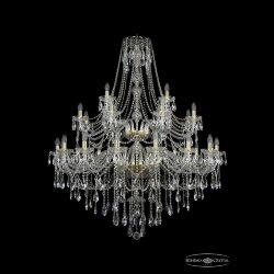 Люстра хрустальная 1415/16+8+4/460/2d G Bohemia Ivele Crystal (Стеклянный рожок)