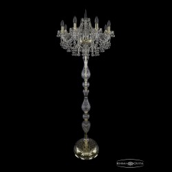 Торшер хрустальный 1409T1/8/195-160 G Bohemia Ivele Crystal (Стеклянный рожок)