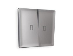 Ambrella Light Лицевая панель для 2-клавишных выключателей с подсветкой QUANT Ambrella Volt ALFA AP5040