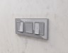 Ambrella Light Лицевая панель для 2-клавишных выключателей с подсветкой QUANT Ambrella Volt ALFA AP5040