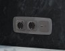 Ambrella Light Лицевая панель для 2-клавишных выключателей с подсветкой QUANT Ambrella Volt ALFA AP5040