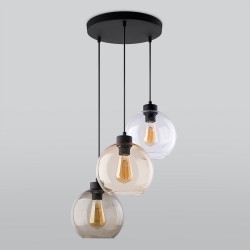 Подвесной светильник со стеклянными плафонами                      TK Lighting  2831 Cubus