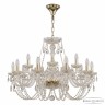 Люстра хрустальная 101/10+5/300 G Bohemia Ivele Crystal (Стеклянный рожок)