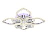 Ambrella Light Потолочная светодиодная люстра Ice FA283