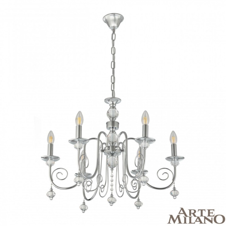 Люстра подвесная 346109/6 CR Arte Milano (Подвесные)