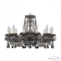 Люстра хрустальная 1402/12/240 G M731 Bohemia Ivele Crystal (Стеклянный рожок)