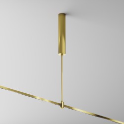Maytoni Основание потолочное Long 385мм для блока питания с вводом питания Flarity латунь