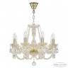 Люстра хрустальная 101/8/165 G Bohemia Ivele Crystal (Стеклянный рожок)
