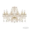 Люстра хрустальная 107/12/240 G Bohemia Ivele Crystal (Стеклянный рожок)