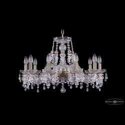 Люстра хрустальная 1410/10/240 Pa V0300 Bohemia Ivele Crystal (Стеклянный рожок)