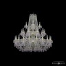 Люстра хрустальная 1410/20+10+5/360/3d G V7010 Bohemia Ivele Crystal (Стеклянный рожок)
