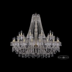 Люстра хрустальная 1403/20+10/400 G Bohemia Ivele Crystal (Стеклянный рожок)