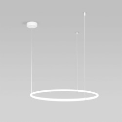 Подвесной светодиодный светильник с регулировкой цветовой температуры и яркости                      Eurosvet  90285/1 белый