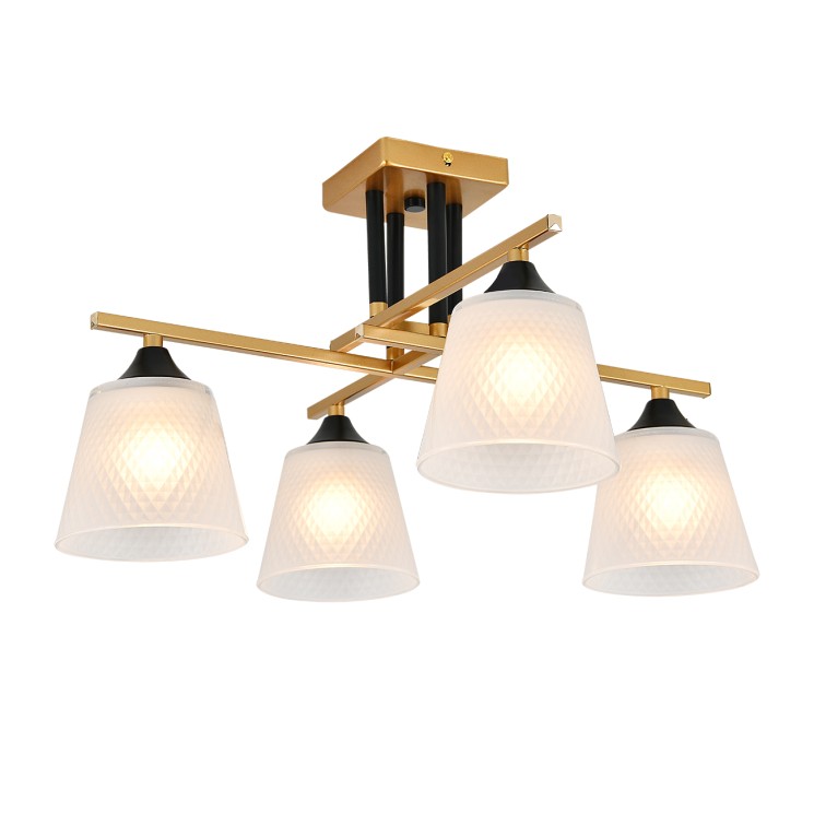 Escada 2128/4P E27*40W Champagne gold/Black