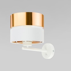 Настенный светильник с тканевым абажуром                      TK Lighting  4770 Hilton Gold